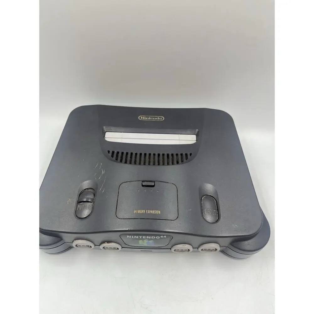 Nintendo 64 N64 Game Console Only NUS-001 Black - Tested & Working